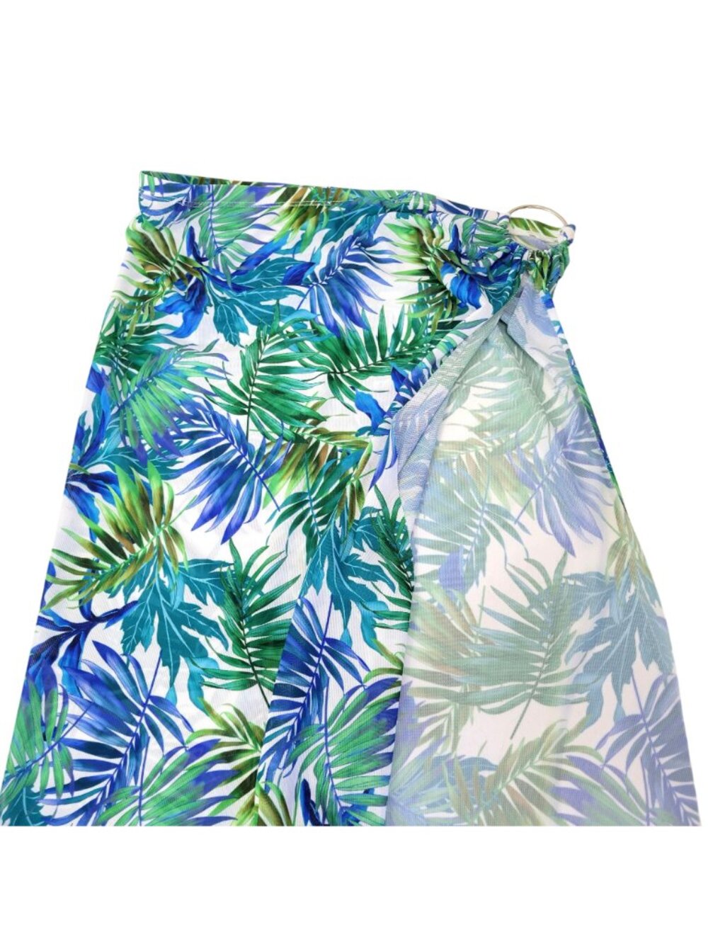 Kendall + Kylie Women’s Tropical Print One-Shoulder Swimsuit Set - Picture 6 of 8